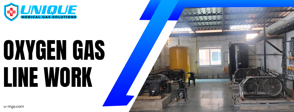 Oxygen Gas line work 